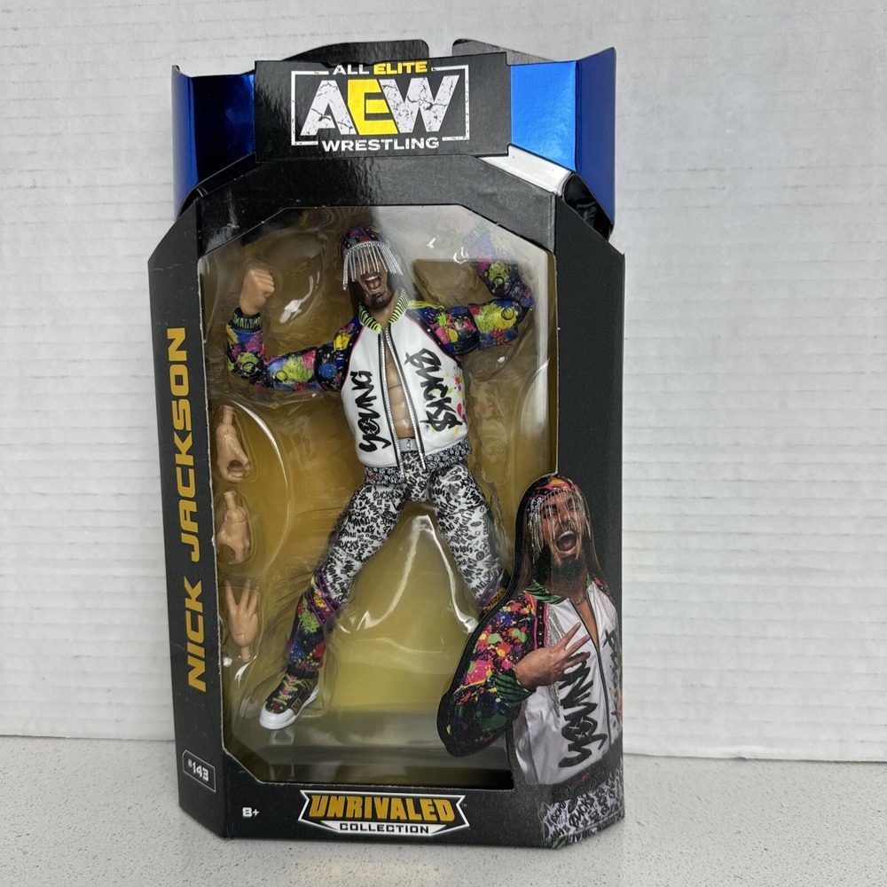 Wrestling Nick Jackson‎ AEW Unrivaled Series Action Figure Exclusive Young Bucks